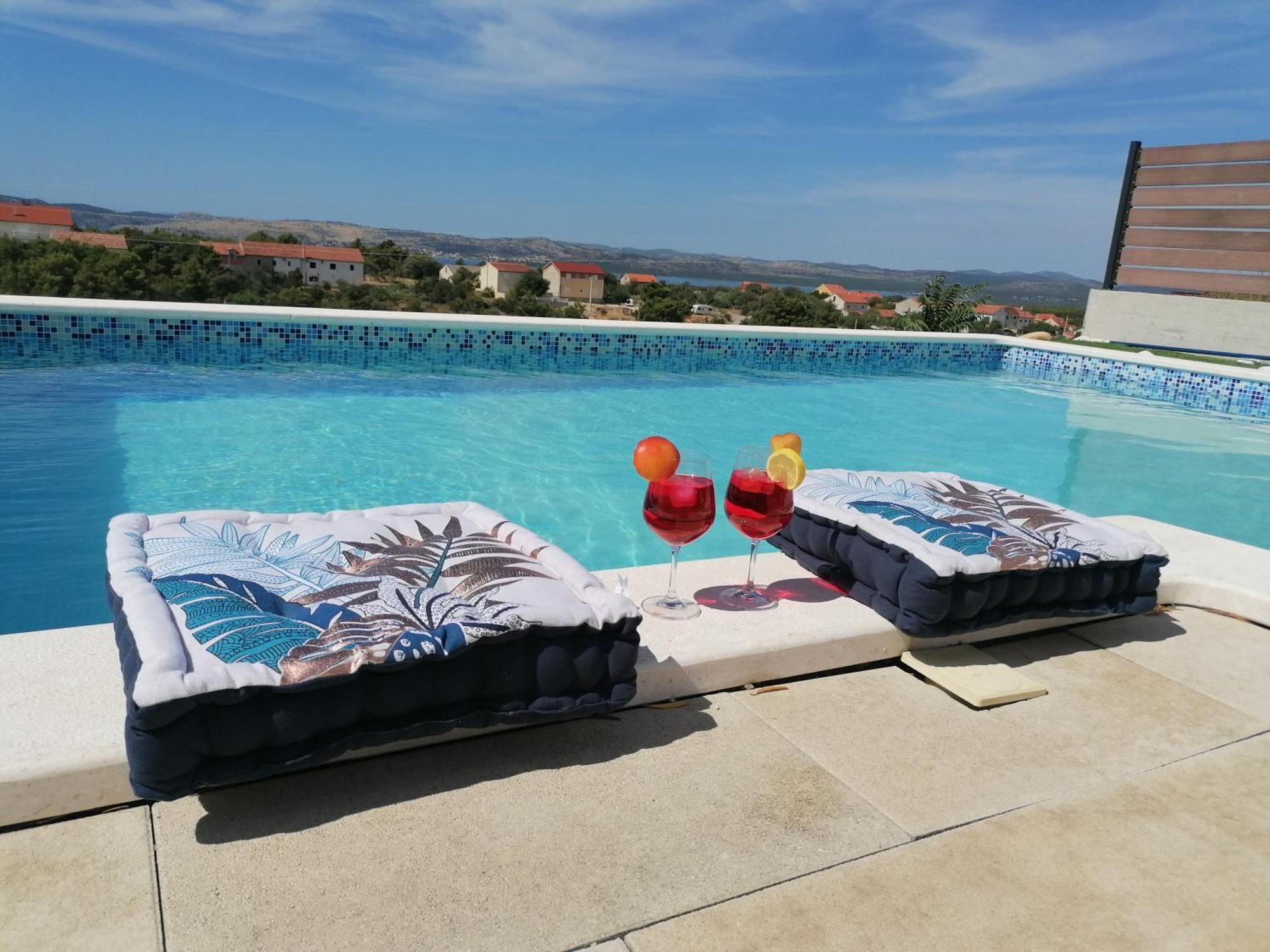 Villa Scolopax Rusticola Skradin With Heated Pool מראה חיצוני תמונה