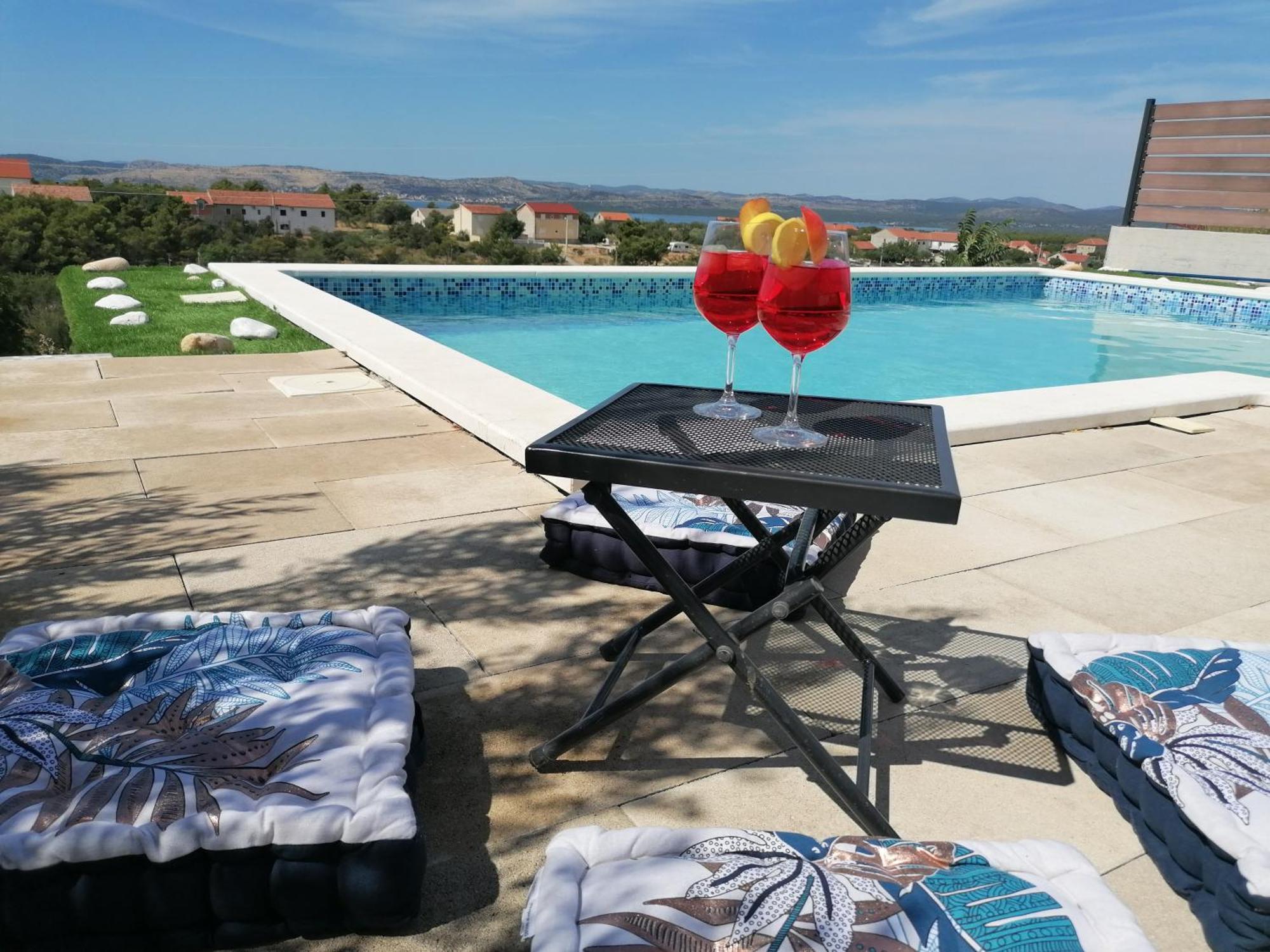 Villa Scolopax Rusticola Skradin With Heated Pool מראה חיצוני תמונה