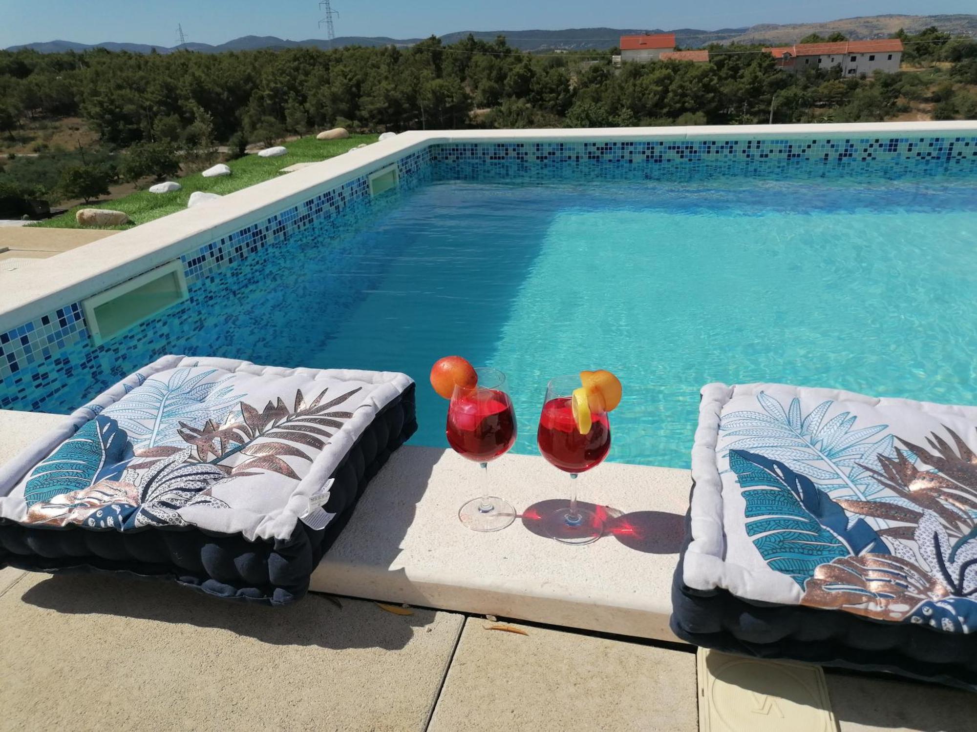 Villa Scolopax Rusticola Skradin With Heated Pool מראה חיצוני תמונה