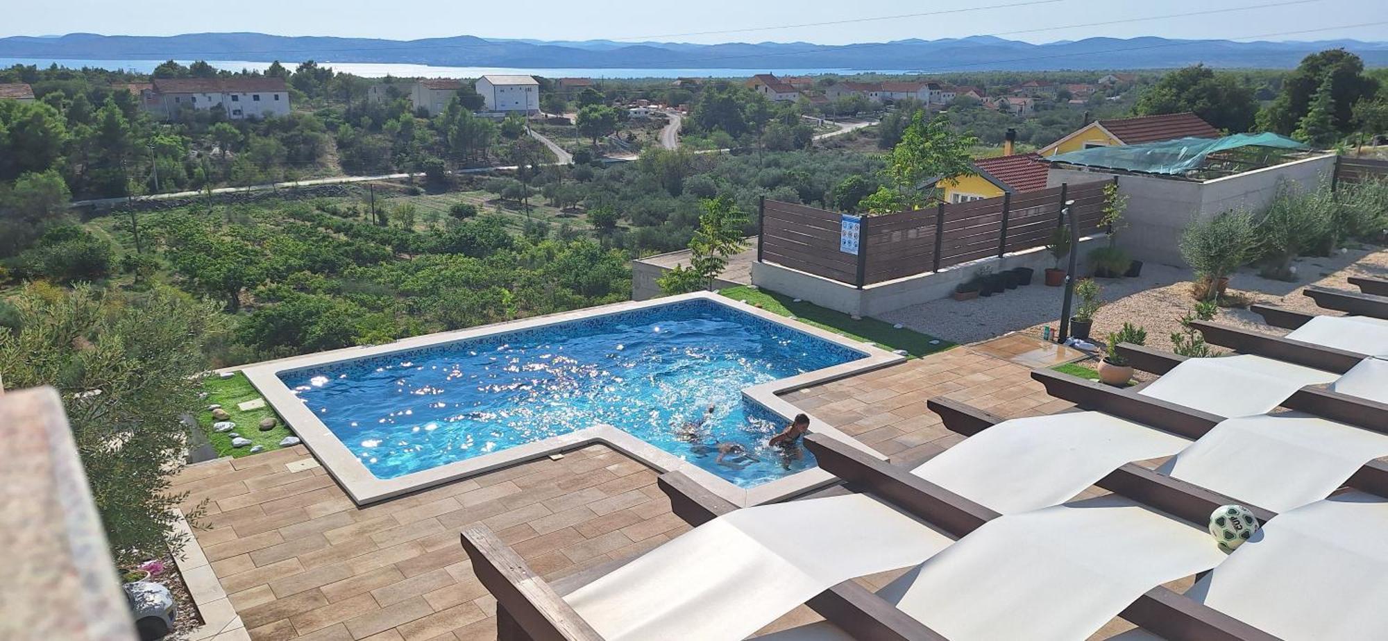 Villa Scolopax Rusticola Skradin With Heated Pool מראה חיצוני תמונה