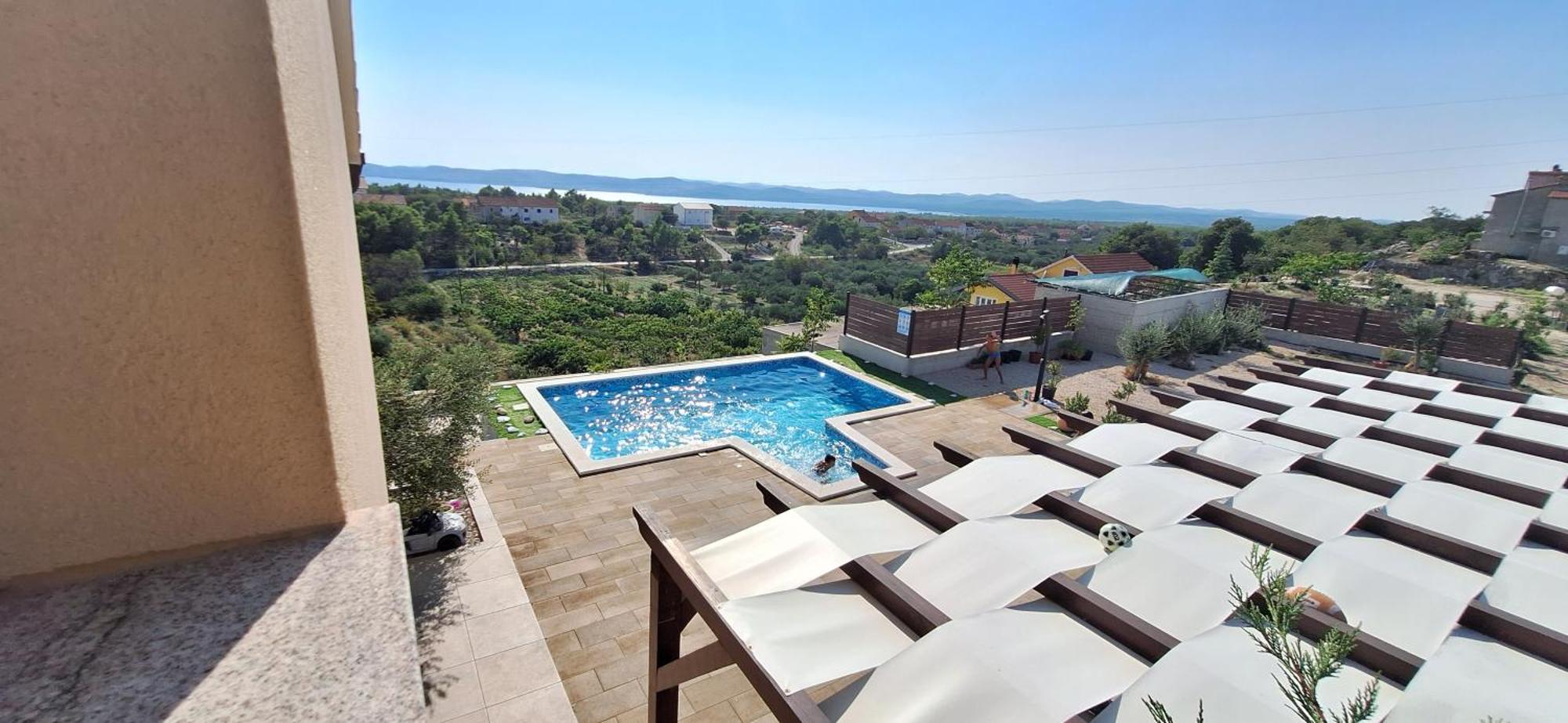 Villa Scolopax Rusticola Skradin With Heated Pool מראה חיצוני תמונה