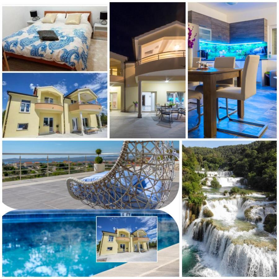 Villa Scolopax Rusticola Skradin With Heated Pool מראה חיצוני תמונה