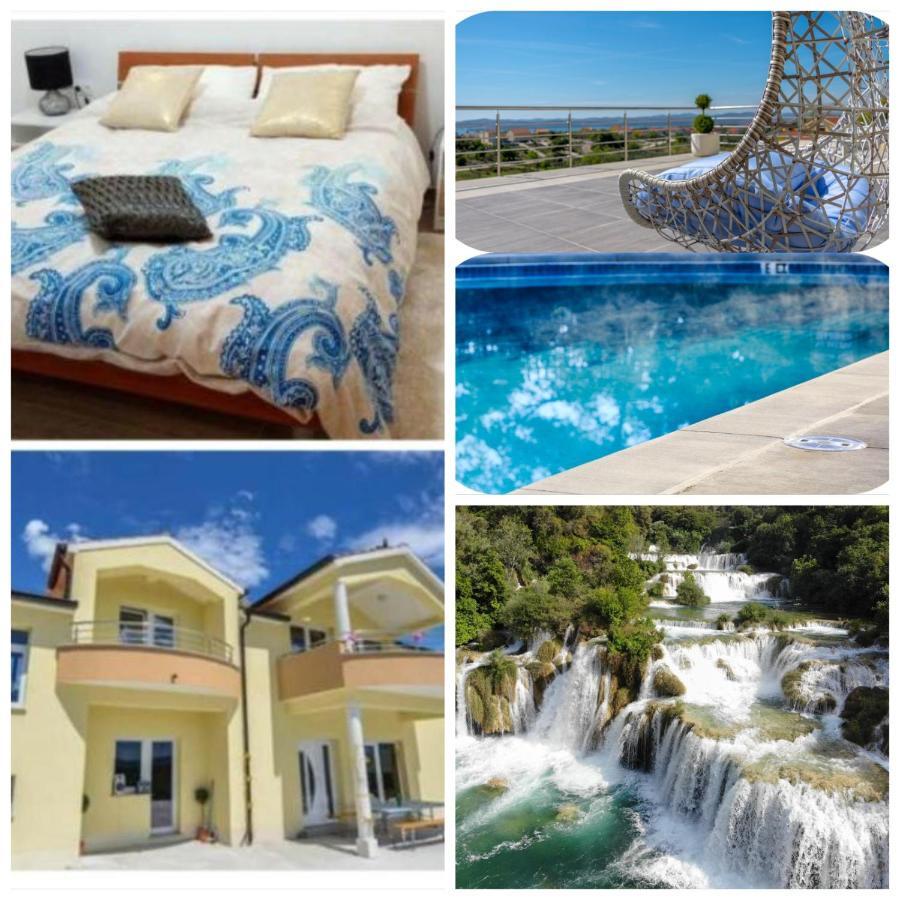 Villa Scolopax Rusticola Skradin With Heated Pool מראה חיצוני תמונה
